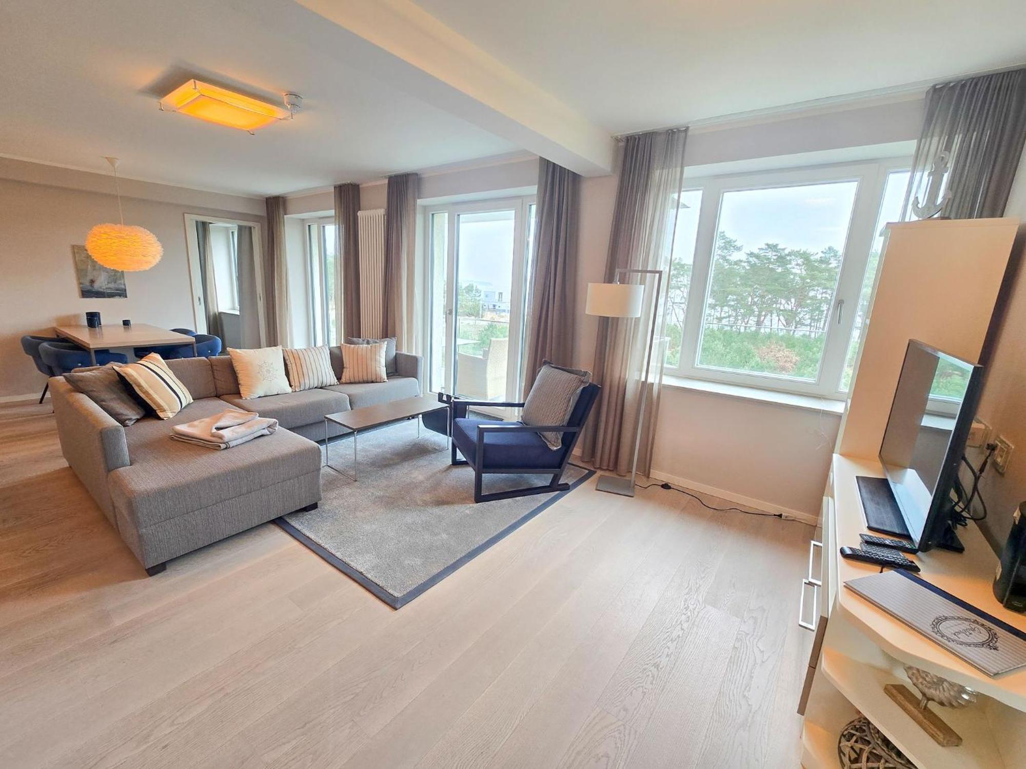 Duenenresidenz Prora - Ferienwohnung Mit Meerblick, 2 Schlafzimmern Und Balkon Np-304 Остзебад Бинц Екстериор снимка